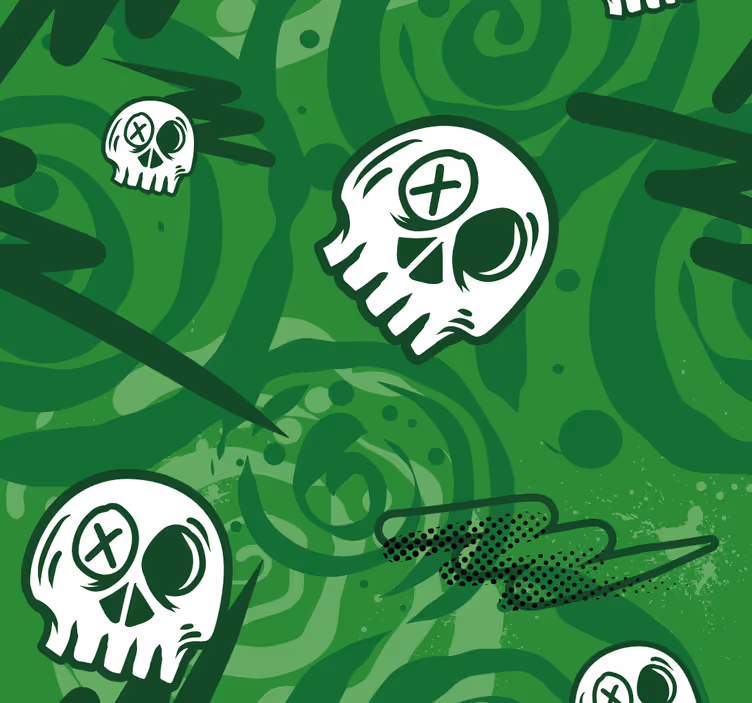 Skull pattern blind for teenage blind - TenStickers