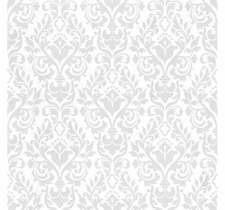 Grunge damask pattern white living room roller blind - TenStickers