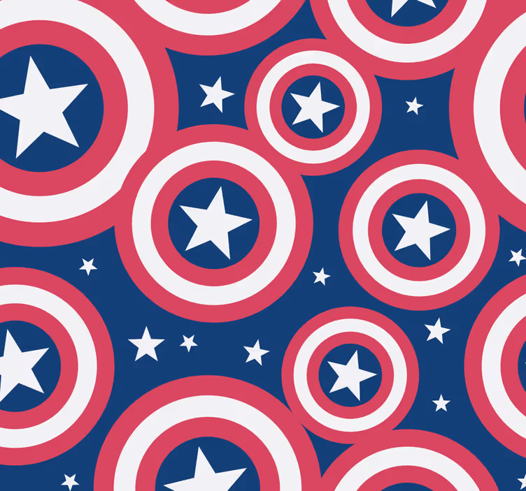 America shield Superhero kids roller blind - TenStickers