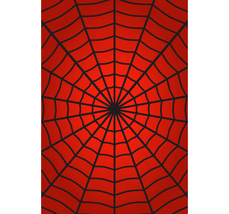 Spider web superhero kids roller blind - TenStickers