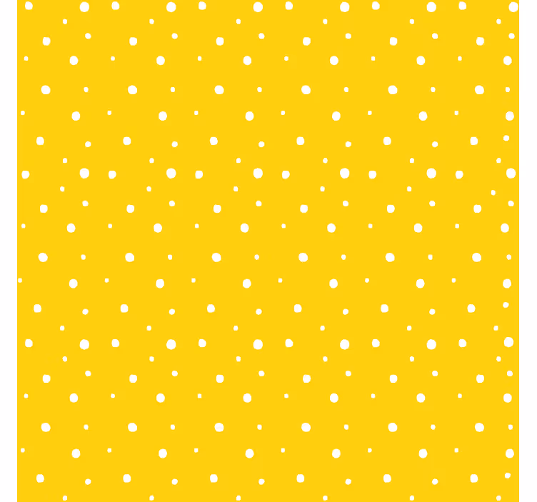 Circles pattern yellow kitchen blind - TenStickers