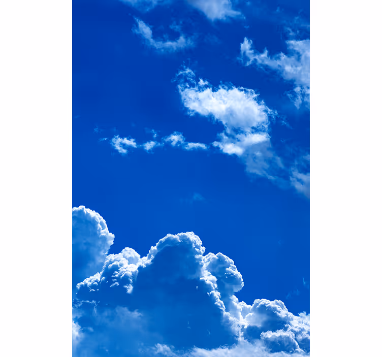 Serene Sky Scene cloud roller blind - TenStickers
