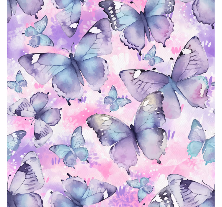 Splash style Butterflies blind - TenStickers