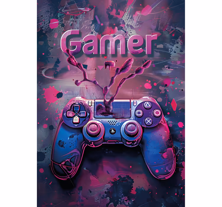 3D effect gamer roller blind - TenStickers