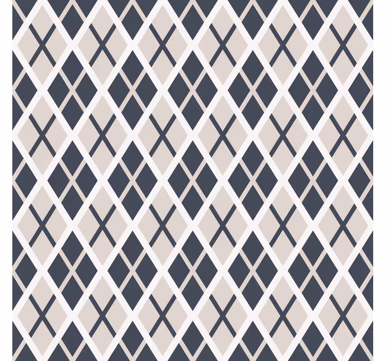 Rhombuses pattern Nordic blind - TenStickers