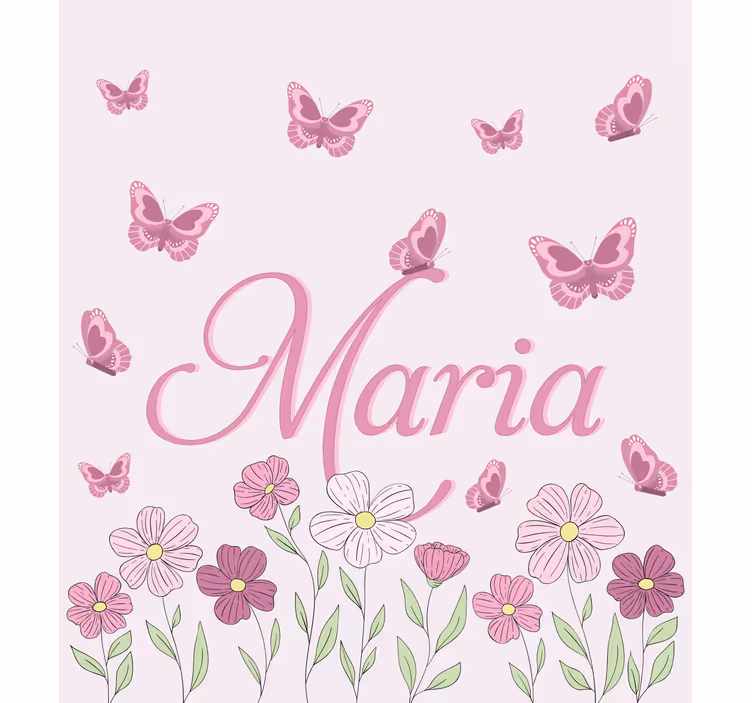 Flowers and butterflies custom printed blind - TenStickers