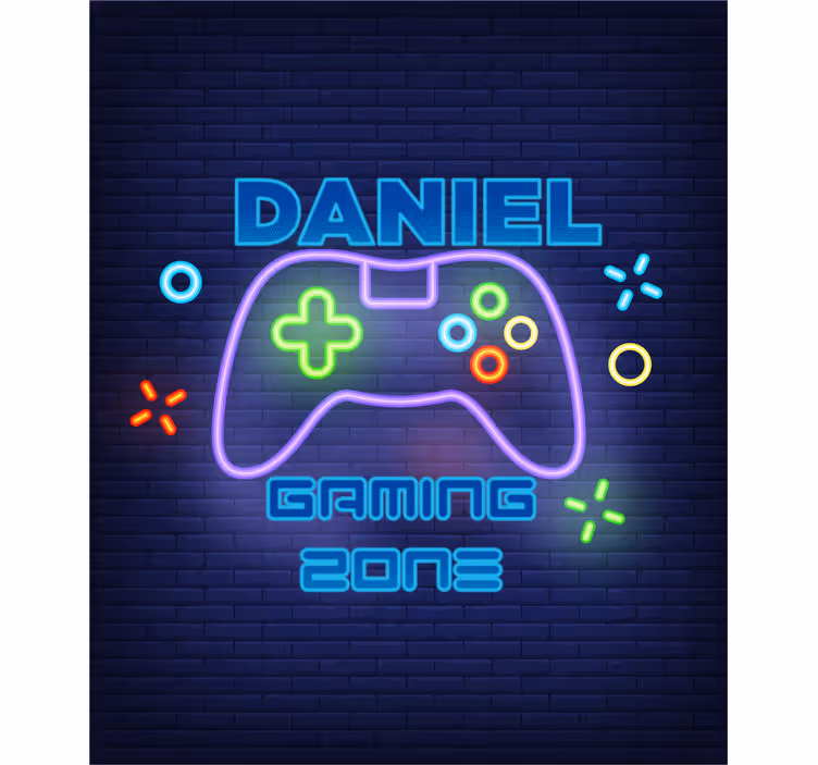 Gaming zone custom printed blind - TenStickers