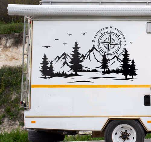 Caravan Stickers - Tenstickers Caravan Stickers - Tenstickers