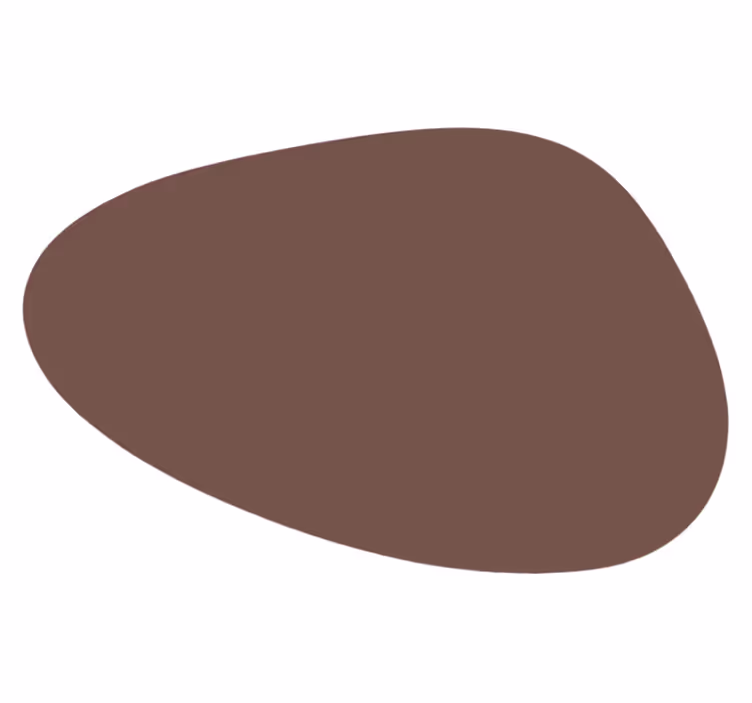 Irregular shape modern silhouette placemats - TenStickers
