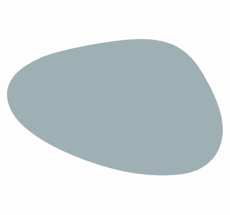 Irregular shape table placemats - TenStickers