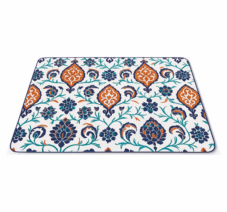 Original placemat colorful geometric floral designs - TenStickers