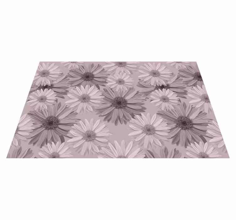 Floral plate pattern placemat - TenStickers