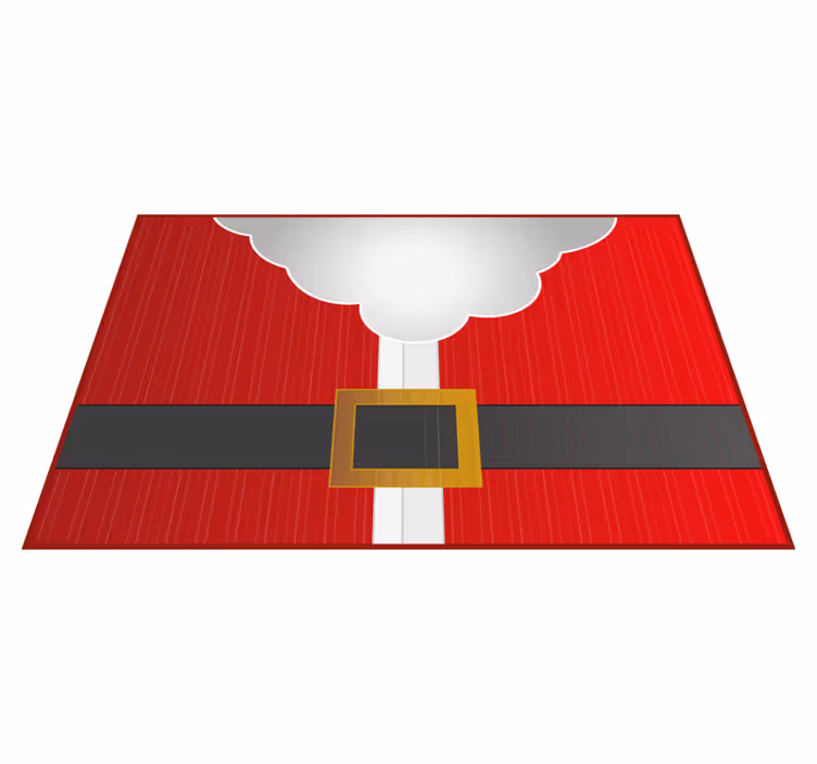 Christmas placemat santa claus outfit - TenStickers