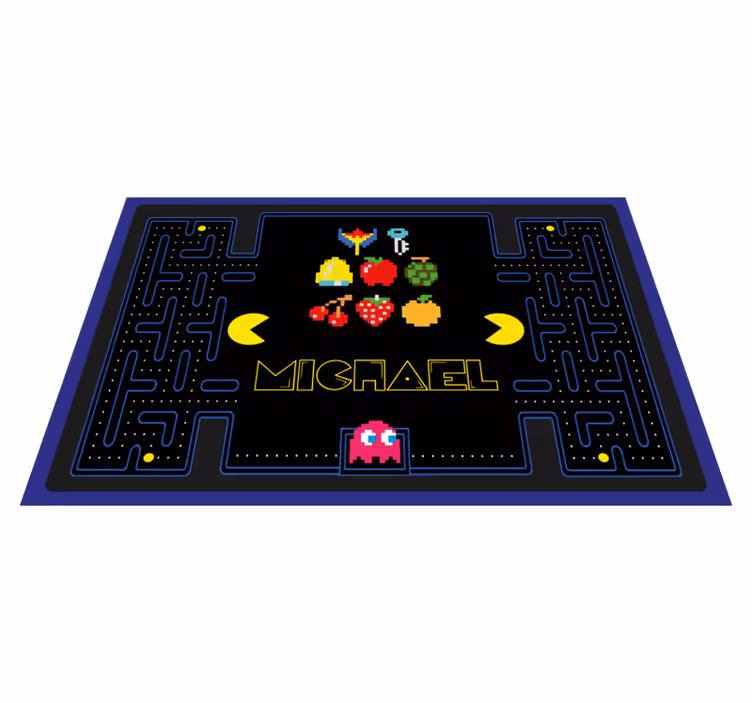 Pac Man game children placemat - TenStickers