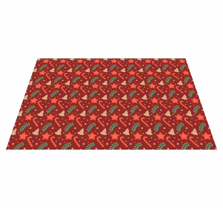 Christmas placemat with joyful holiday design - TenStickers