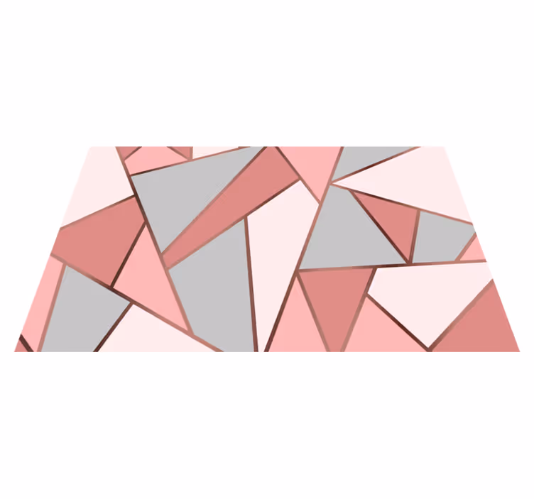 Original placemat geometric pastel designs - TenStickers