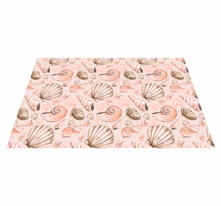 Original placemat with seashell pattern surface - TenStickers