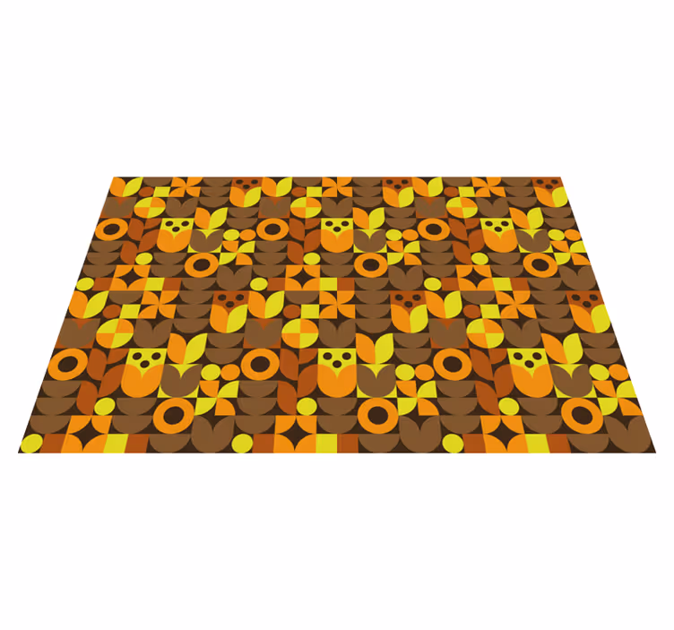 Original placemat with colorful geometric designs - TenStickers