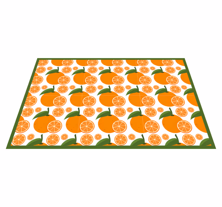Original placemat citrus wedge design - TenStickers