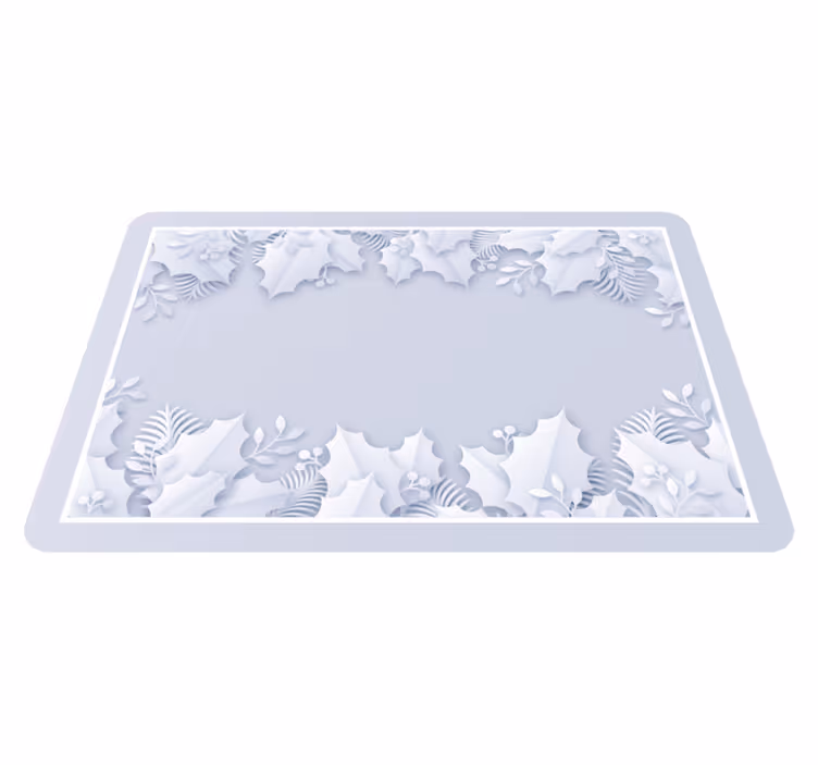 Christmas placemat with elegant holiday design - TenStickers