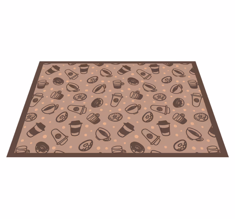 Original placemat coffee cup designs - TenStickers