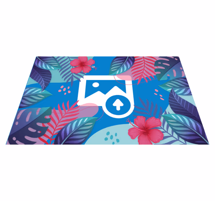 Original placemat in vibrant tropical leaves - TenStickers