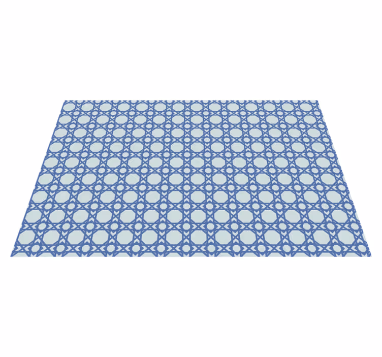 Placemat elegant blue pattern - TenStickers
