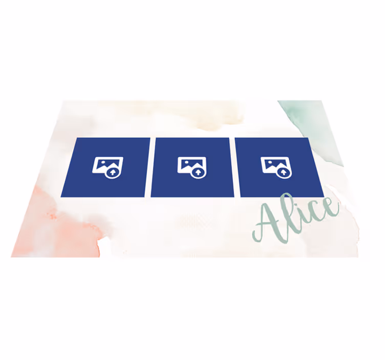 Original placemat for displaying photo memories - TenStickers