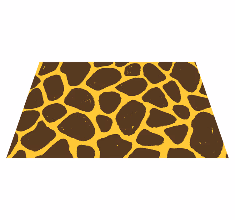 Original placemat giraffe print design - TenStickers