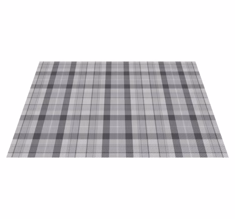 Plaid linen style elegant placemat - TenStickers