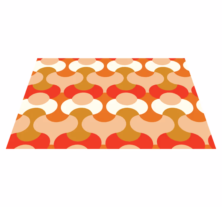 Modern placemat with lively geometric designs - TenStickers