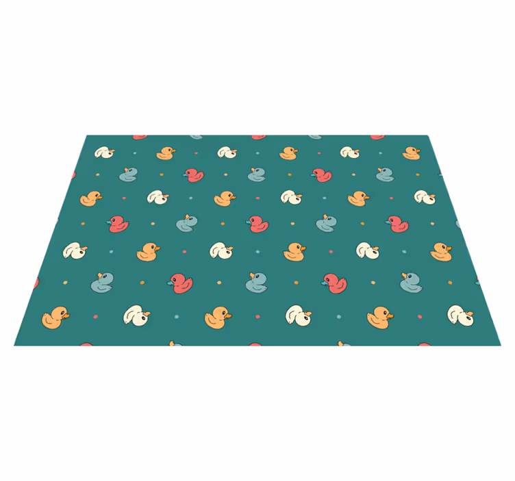 Children placemat colorful duck design - TenStickers