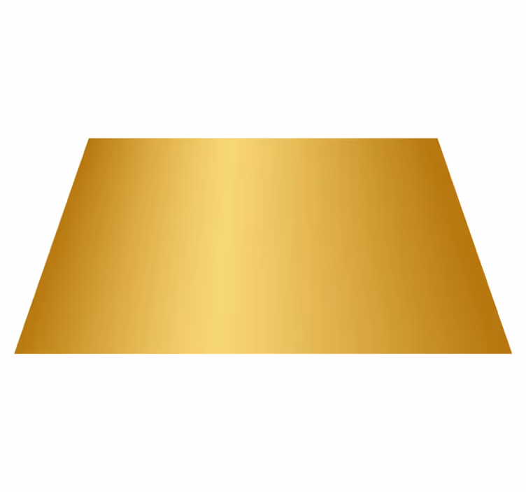 Modern placemat with golden gradient surface - TenStickers