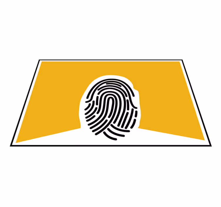 Original placemat with artistic fingerprint design - TenStickers