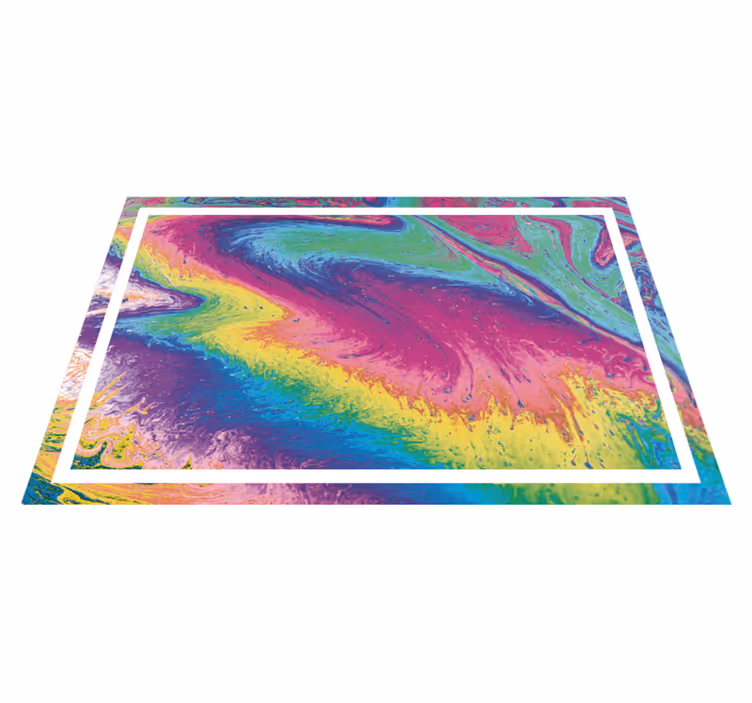 Original placemat vibrant abstract design - TenStickers