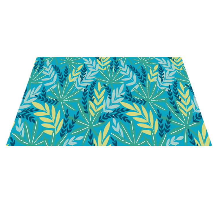 Original placemat leafy botanical design - TenStickers