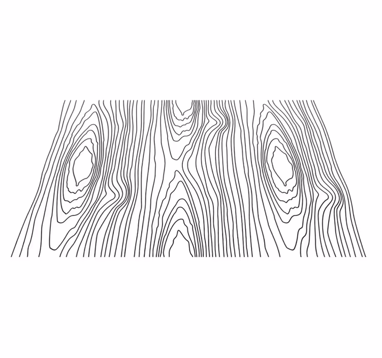 Wood grain pattern placemat - TenStickers