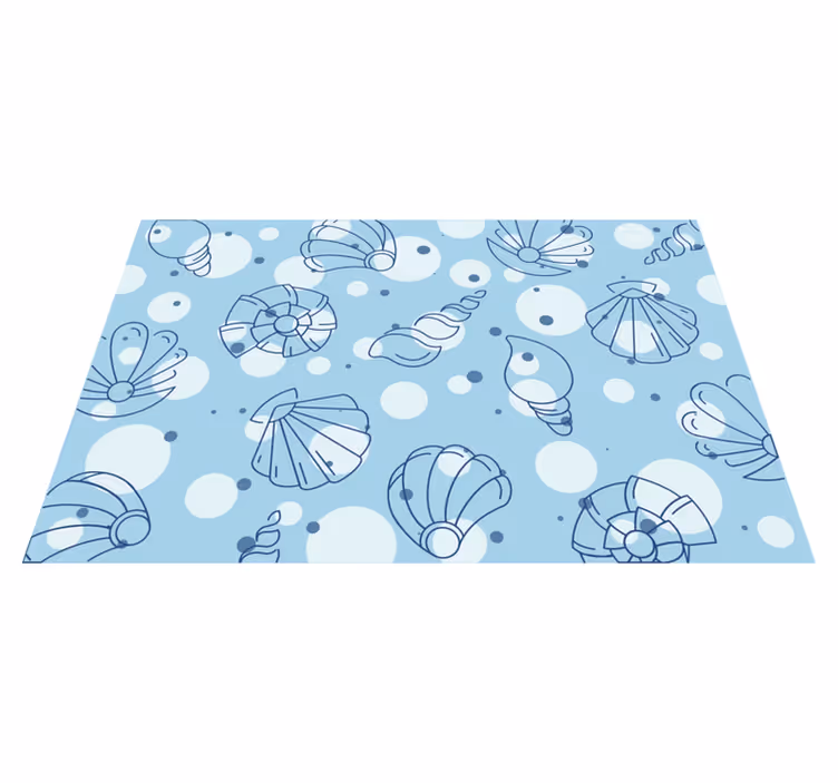 Original placemat ocean shell designs - TenStickers