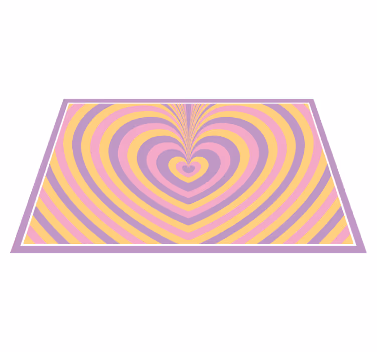 Original placemat heart pattern layers - TenStickers
