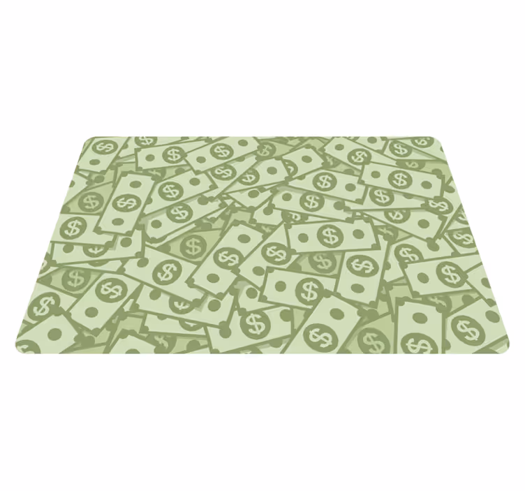 Original placemat cash pattern layer - TenStickers