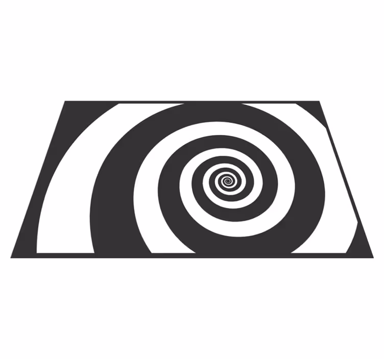 Spiral optical effect placemat - TenStickers