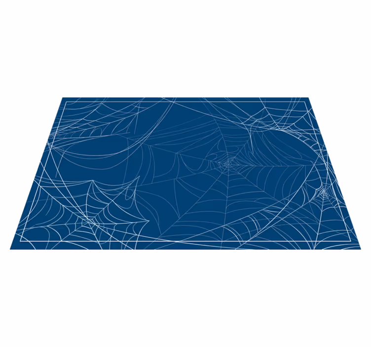Halloween placemat with spooky spiderweb design - TenStickers