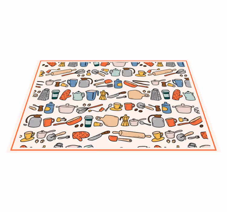 Original placemat kitchen utensil collection - TenStickers