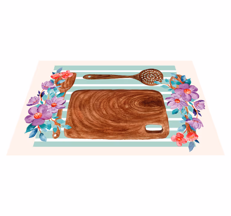 Original placemat elegant dining experience - TenStickers