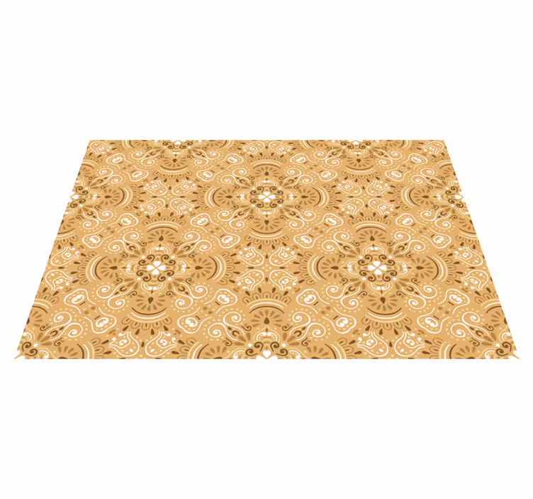 Elegant floral design placemat - TenStickers