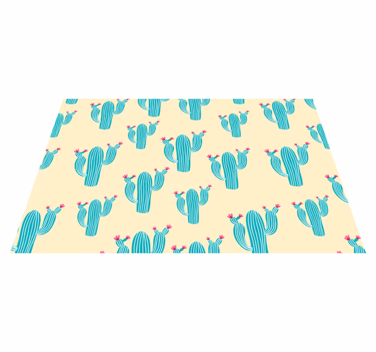 Original placemat cactus pattern delight - TenStickers