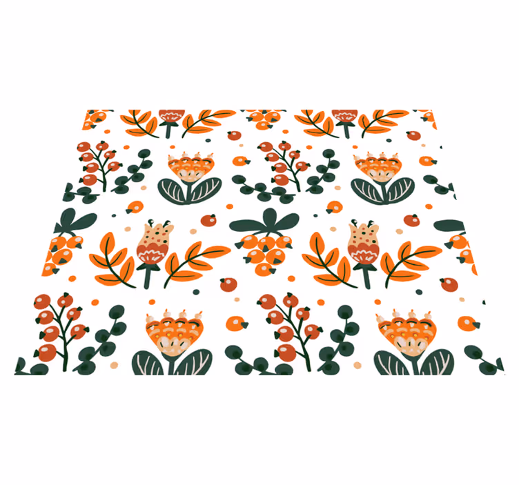 Original placemat botanical arrangement with foliage - TenStickers