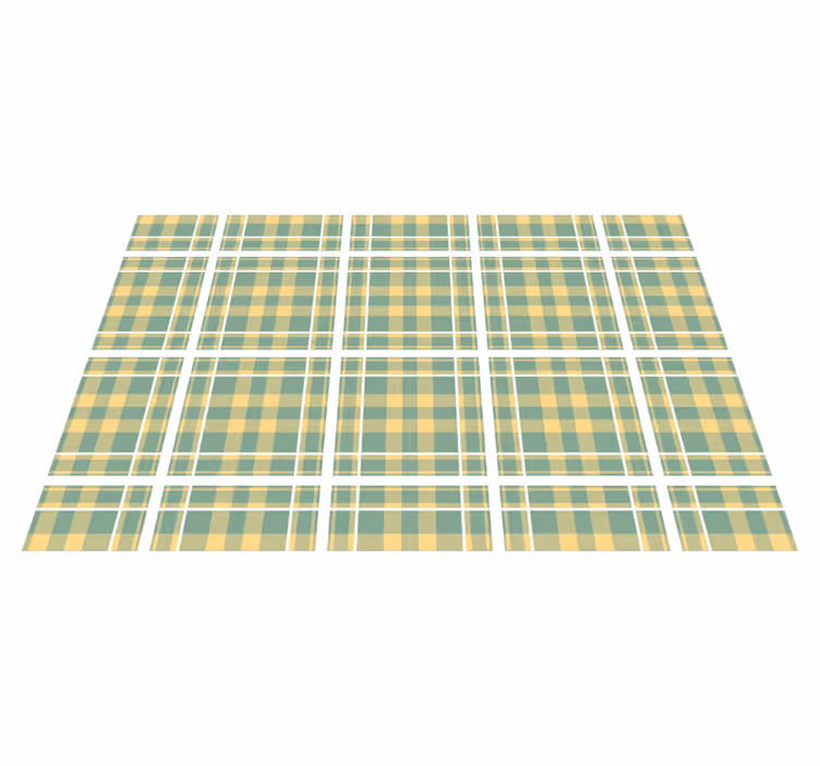 Checkered pattern placemat - TenStickers
