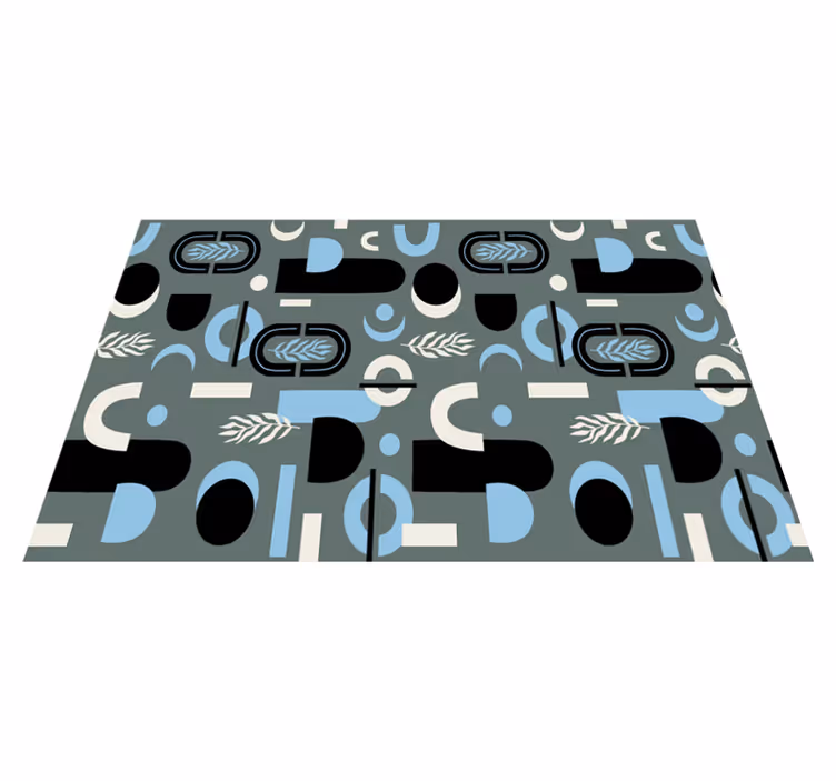 Modern placemat geometric design arrangement - TenStickers