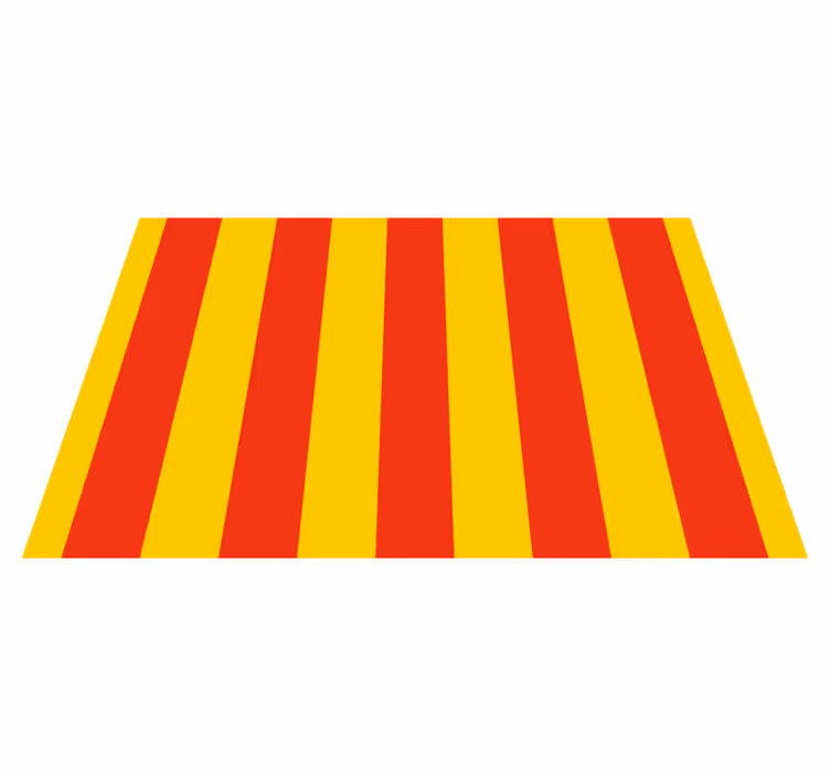Original placemat bold striped design - TenStickers